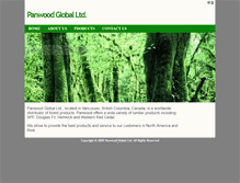 Tablet Screenshot of panwoodglobal.com